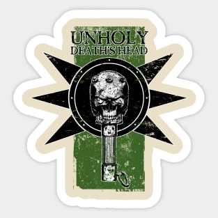 Unholy Death's Head Corrupted Sticker